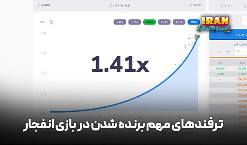 ترفندهای مهم برنده شدن بازی انفجار